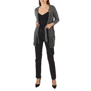 Network Cardigan Women size XS Gainsboro